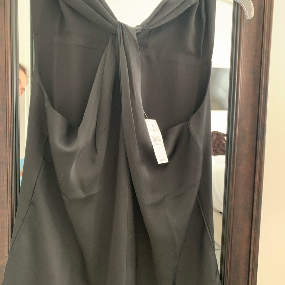 Ann Taylor Black Backless Dress